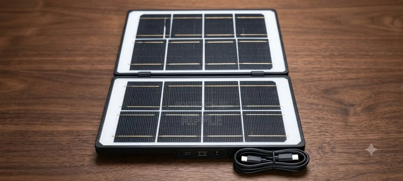 Aerbes Ab-Ty257 4w Foldable Solar Panel, Portable USB Charging Kit