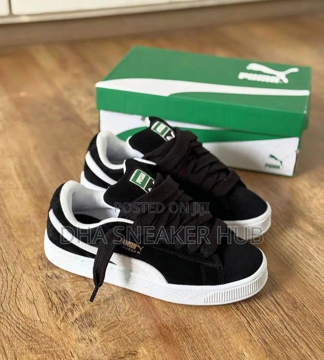 Puma Suede Black White Premium Sneakers