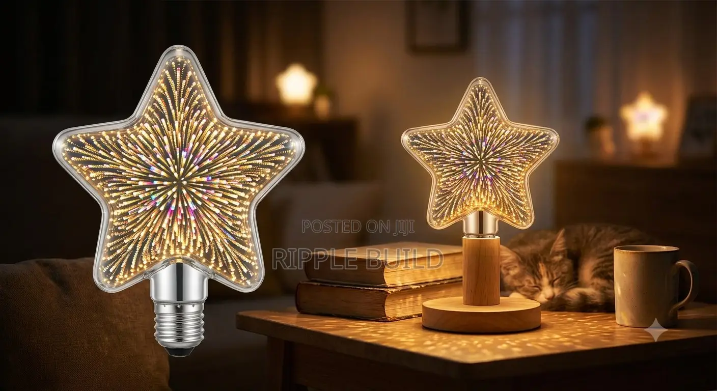 Aerbes Ab-Qp68 5w 3d Fireworks Led Decorative Light Bulb E27
