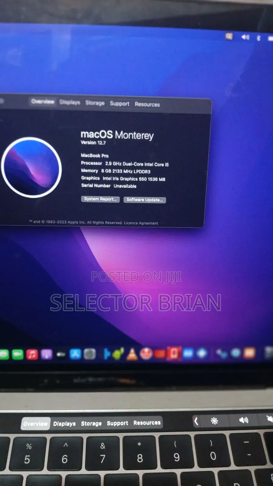 Laptop Apple MacBook 2016 8GB Intel Core i5 SSD 256GB