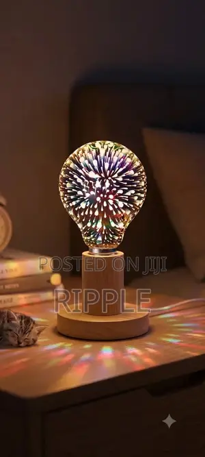 5w Led Fireworks Bulb E27 3d Decorative Light Aerbes Ab-Qp55