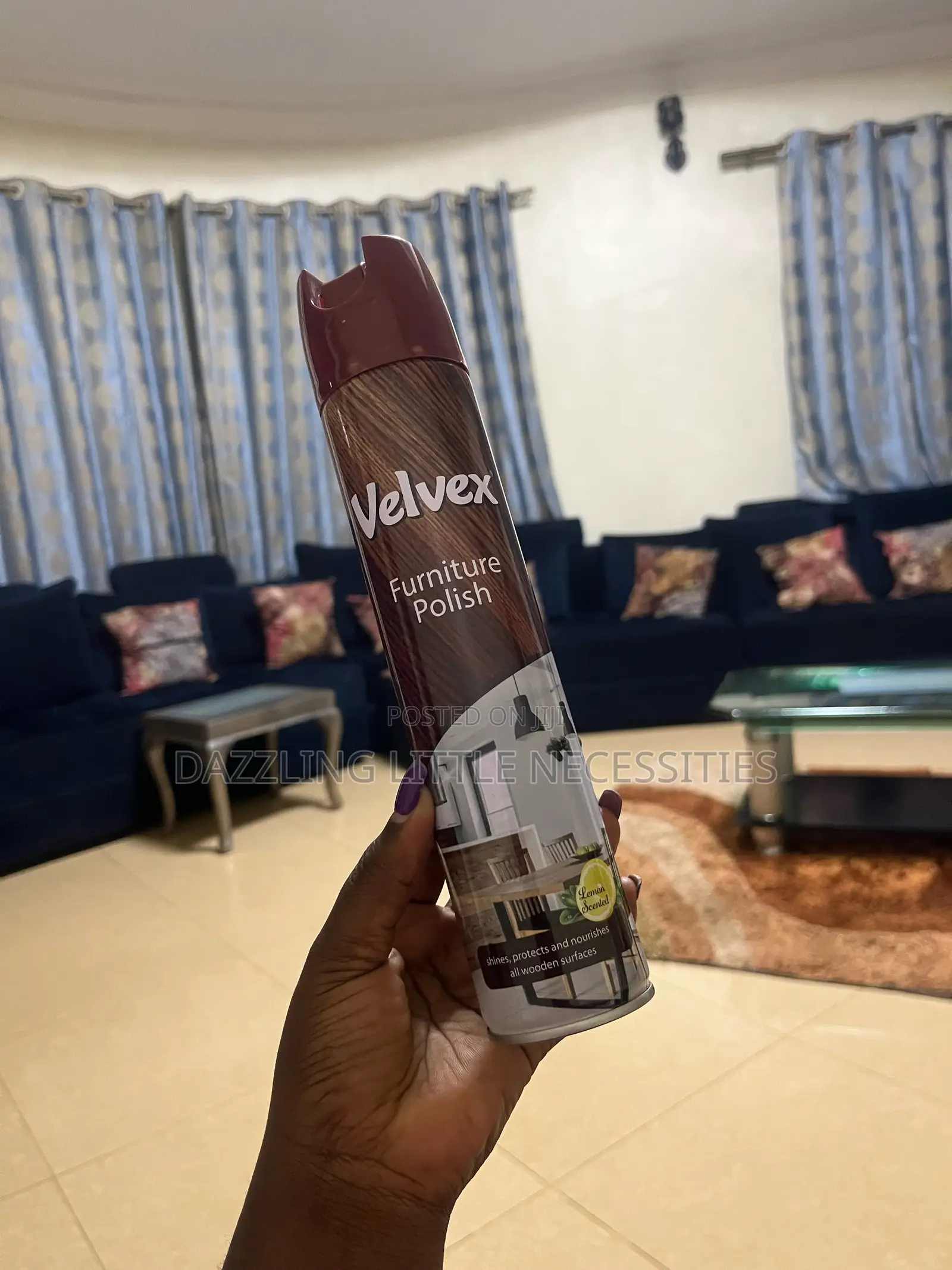 Velvex Furniture Polish - Lemon Flavor
