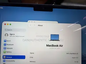 Laptop Apple MacBook Air 2025 M4 16GB Apple M4 SSD 256GB