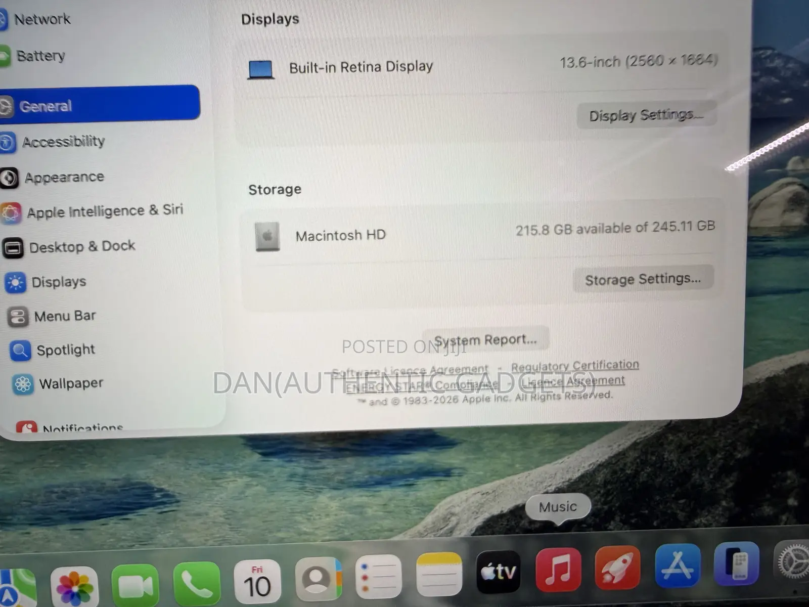 Laptop Apple MacBook Air 2025 M4 16GB Apple M4 SSD 256GB