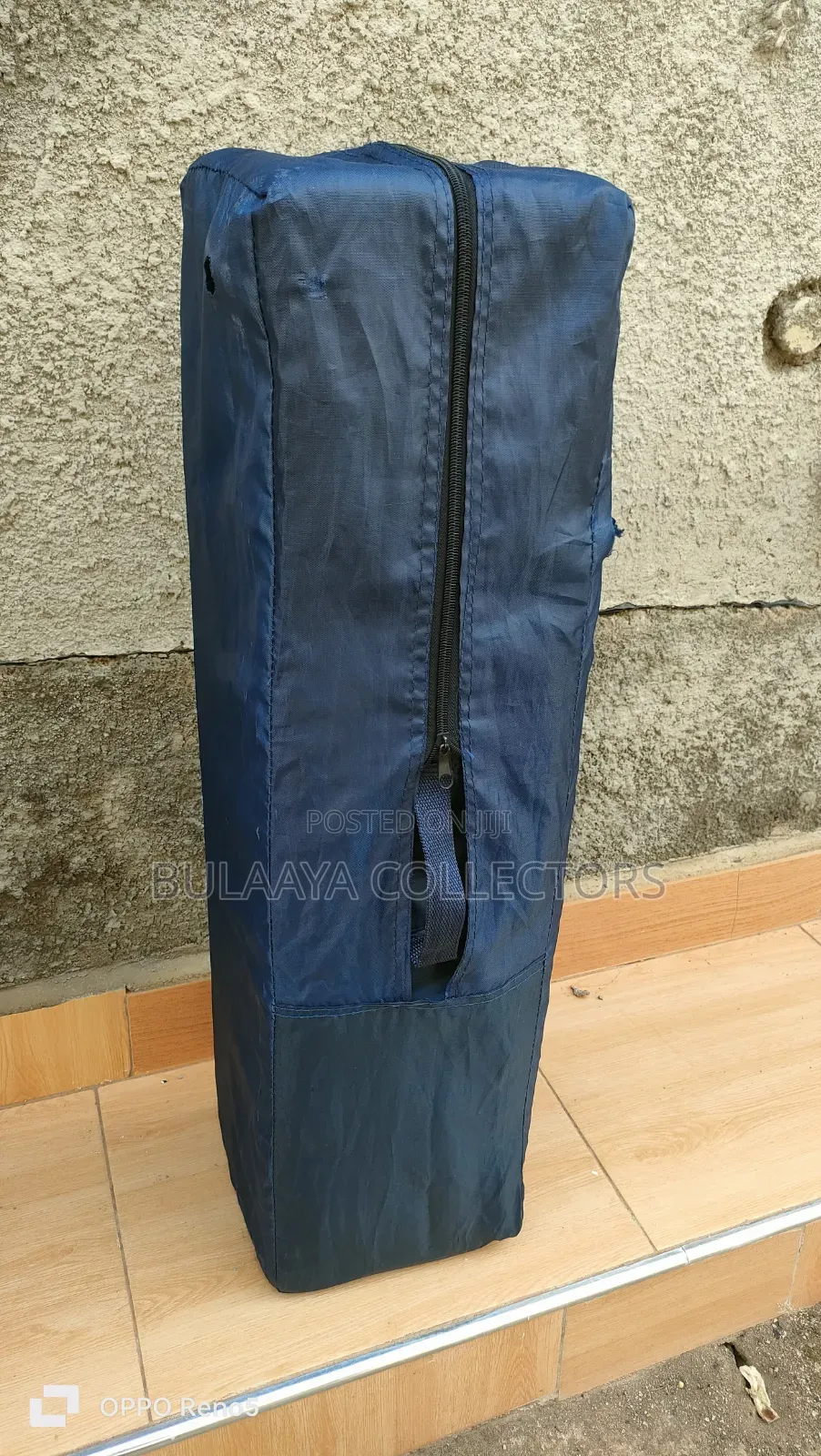 Uk Used Blue And Grey Travel Cot/ Bed/ Crib.