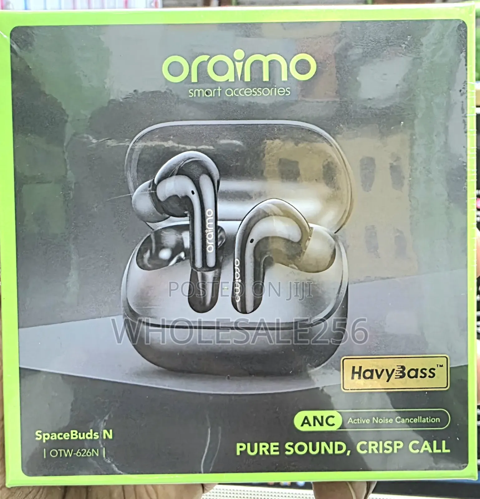 Oraimo Spacebuds N Anc Earbuds - Super Bass, Dual Device Connection