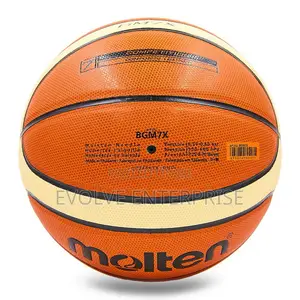 Molten Bgm7x Basketball, Size 7, Orange-Beige