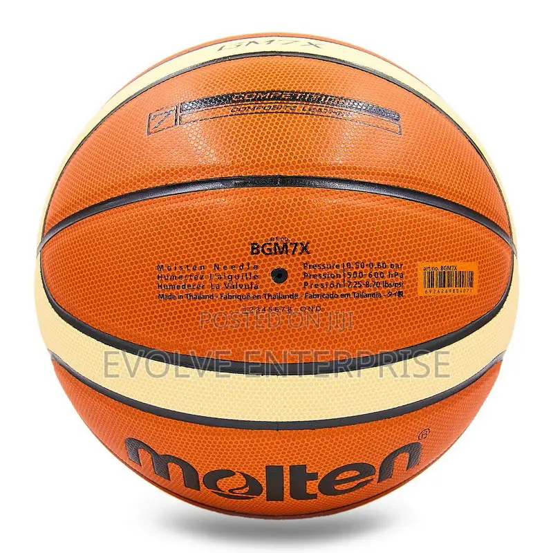 Molten Bgm7x Basketball, Size 7, Orange-Beige