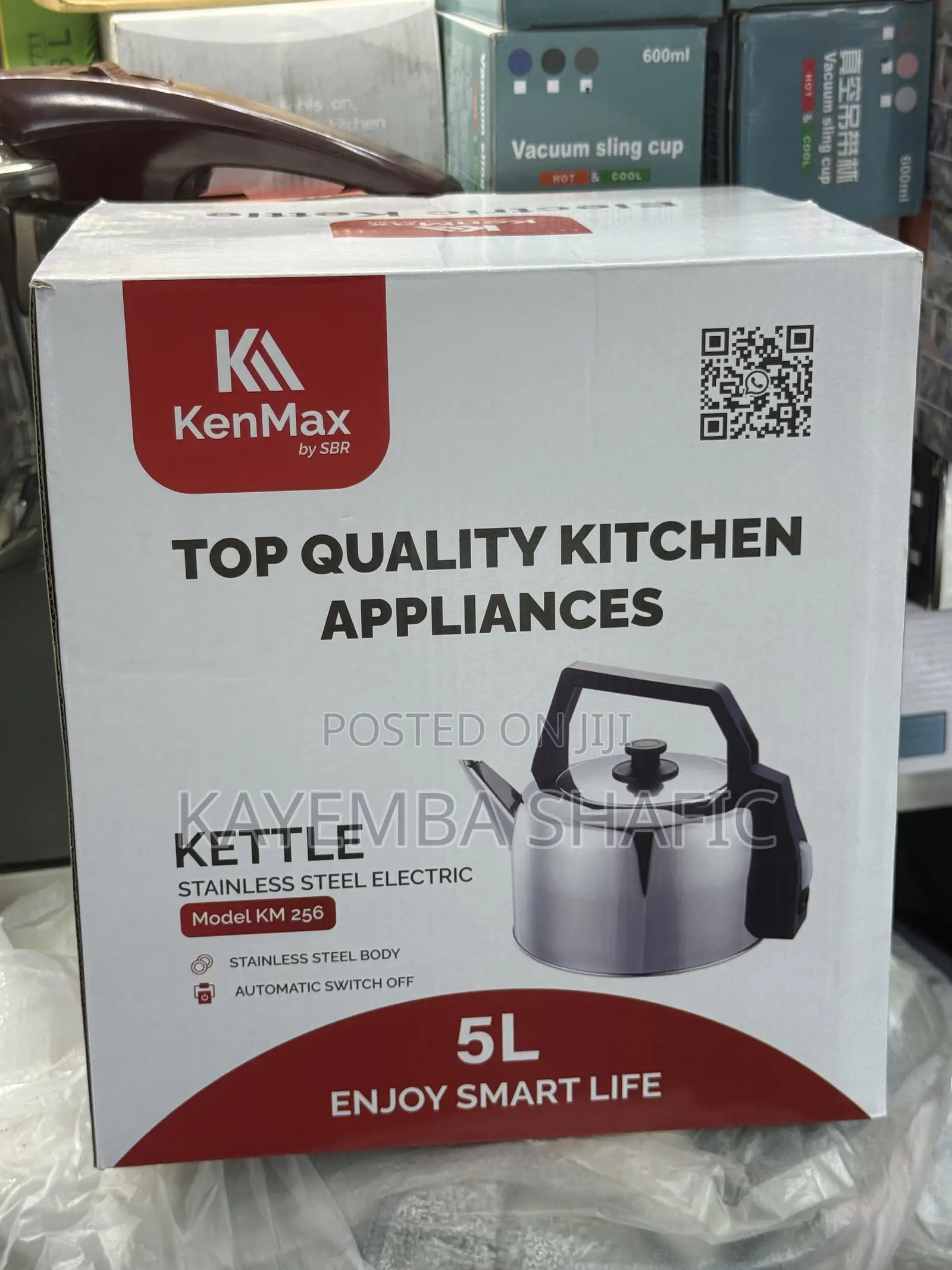 Kenmax 5l Stainless Steel Electric Kettle (Model Km 256) - Brand New