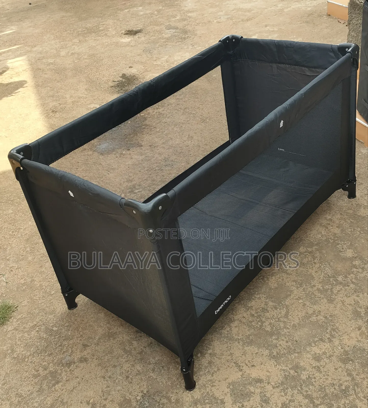 Uk Used Beemoo Folding Travel Crib/ Crib/Bed.
