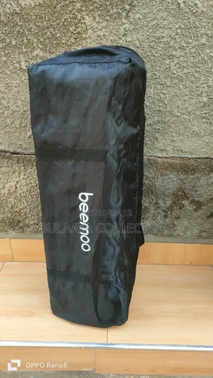 Uk Used Beemoo Folding Travel Crib/ Crib/Bed.