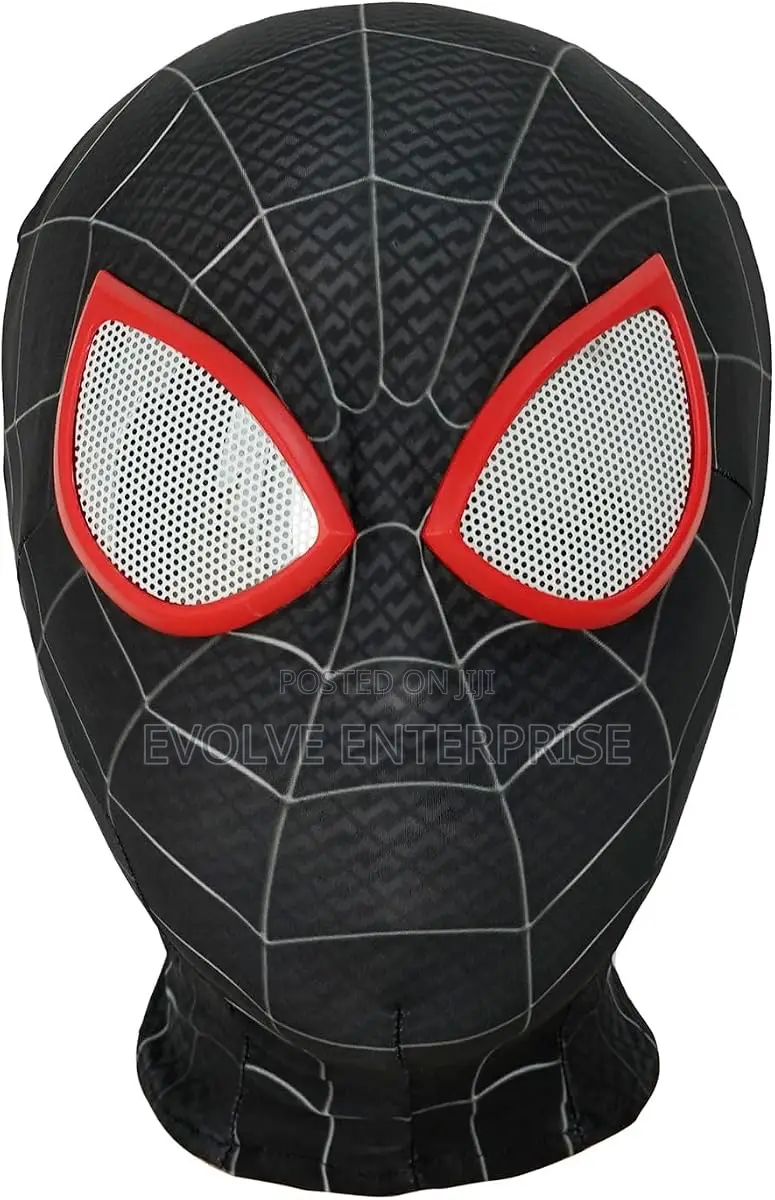 Black Spiderman Mask Cosplay Costumes Mask Adult Kids