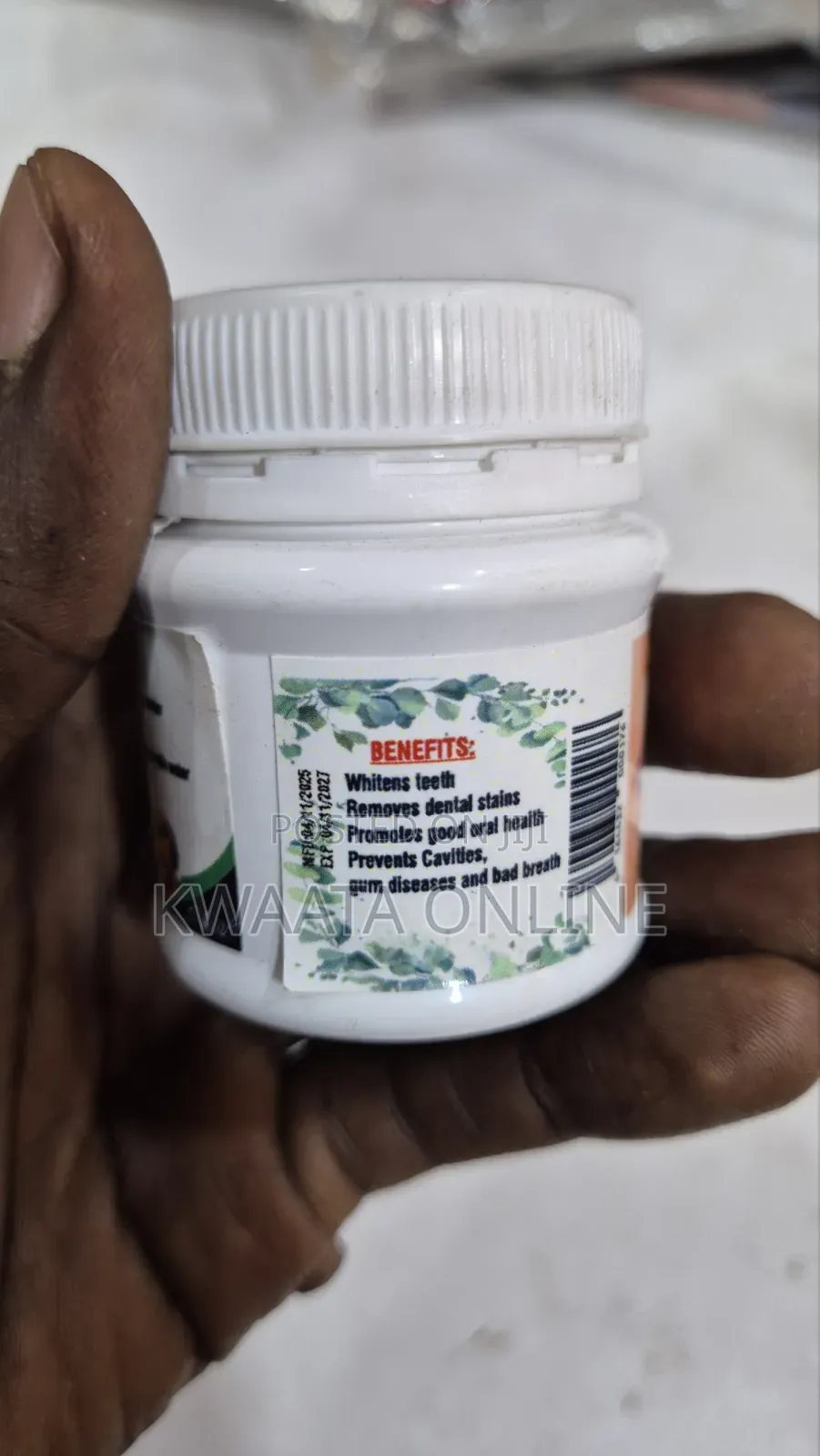 Teeth Whitening Charcoal Powder For Yellow Teeth Removal - 40 Gm