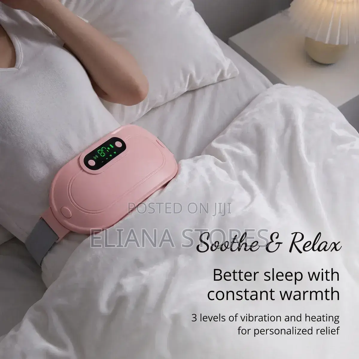 Rechargeable Cramp Relief Massage/ Heat Belt