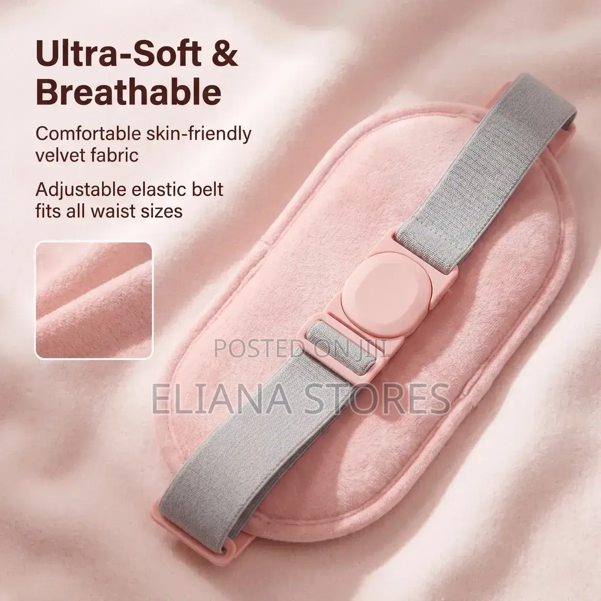 Rechargeable Cramp Relief Massage/ Heat Belt