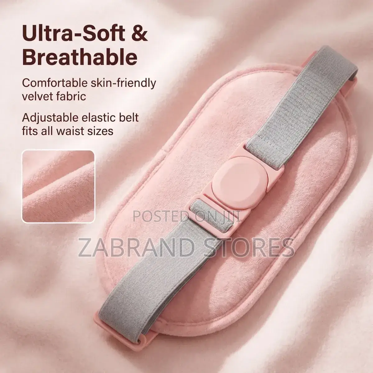 Rechargeable Cramp Relief Massage/ Heat Belt