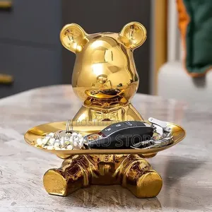 Ceramic Golf Bear Storage Tray