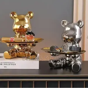 Ceramic Golf Bear Storage Tray