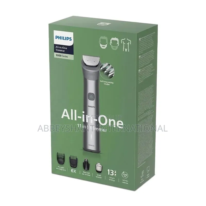 Philips 11-in-1 All-in-One Trimmer, Series 5000 Grooming Kit