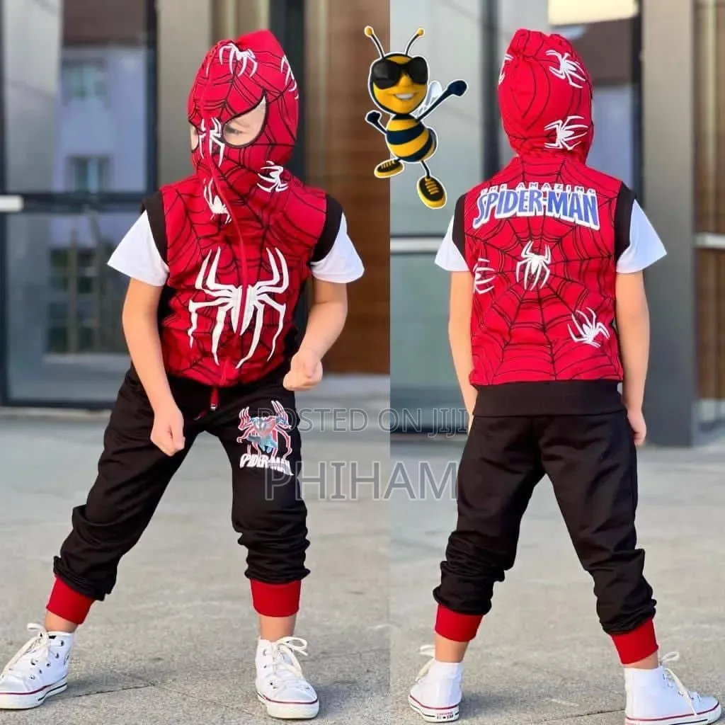 Spiderman 3pc Set Outfit(2 to 8yrs)