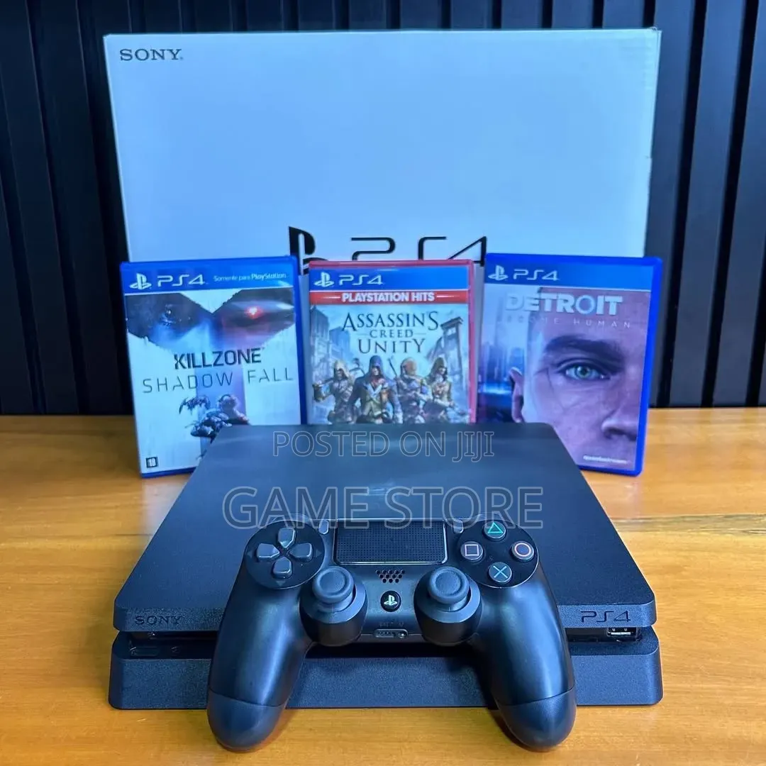 Ps4 Slim - Playstation 4 Slim With 12 Games and 2 Controllers