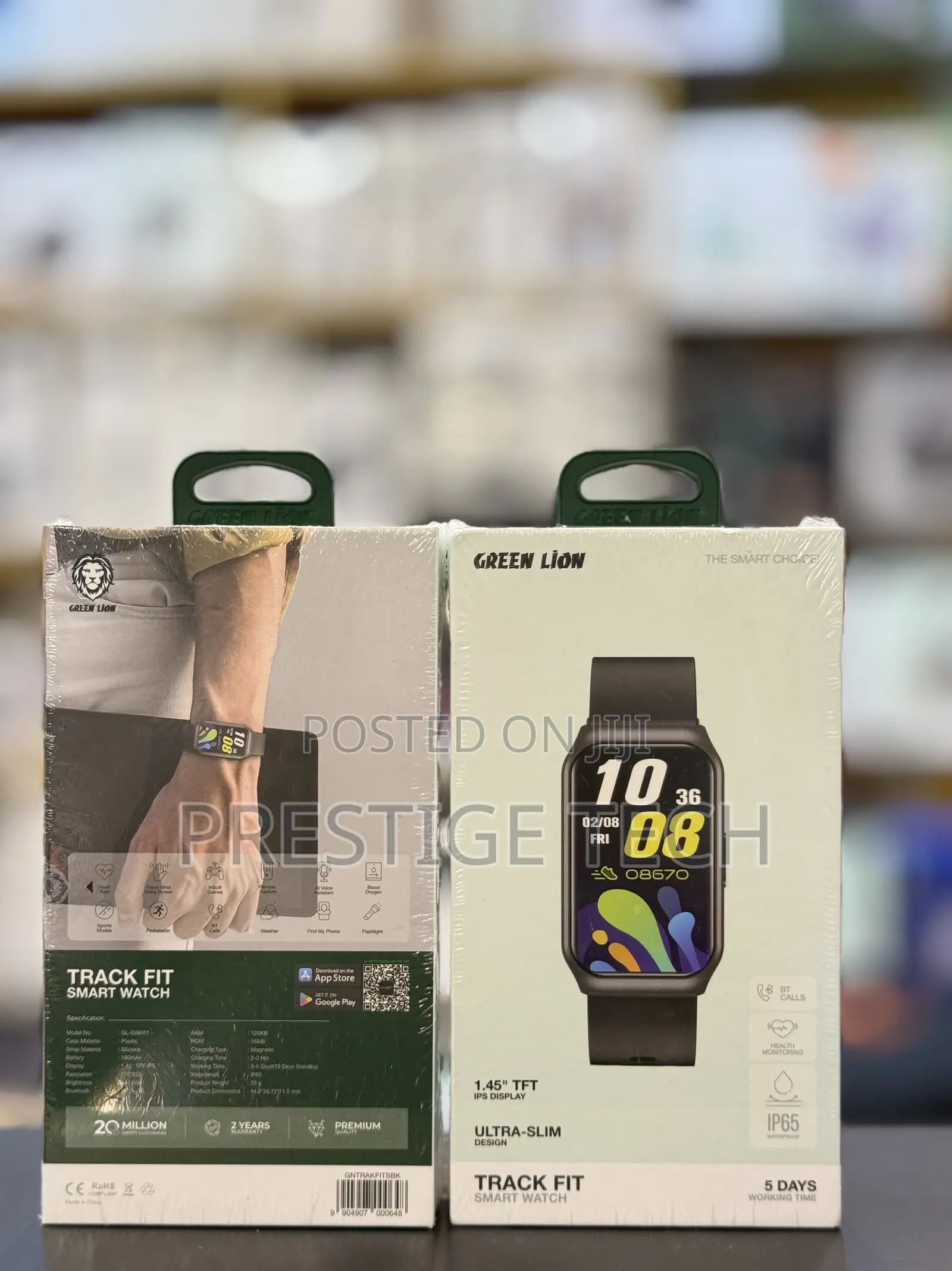 Green Lion Track Fit Smart Watch Bracelet, Waterproof Fitness Tracker