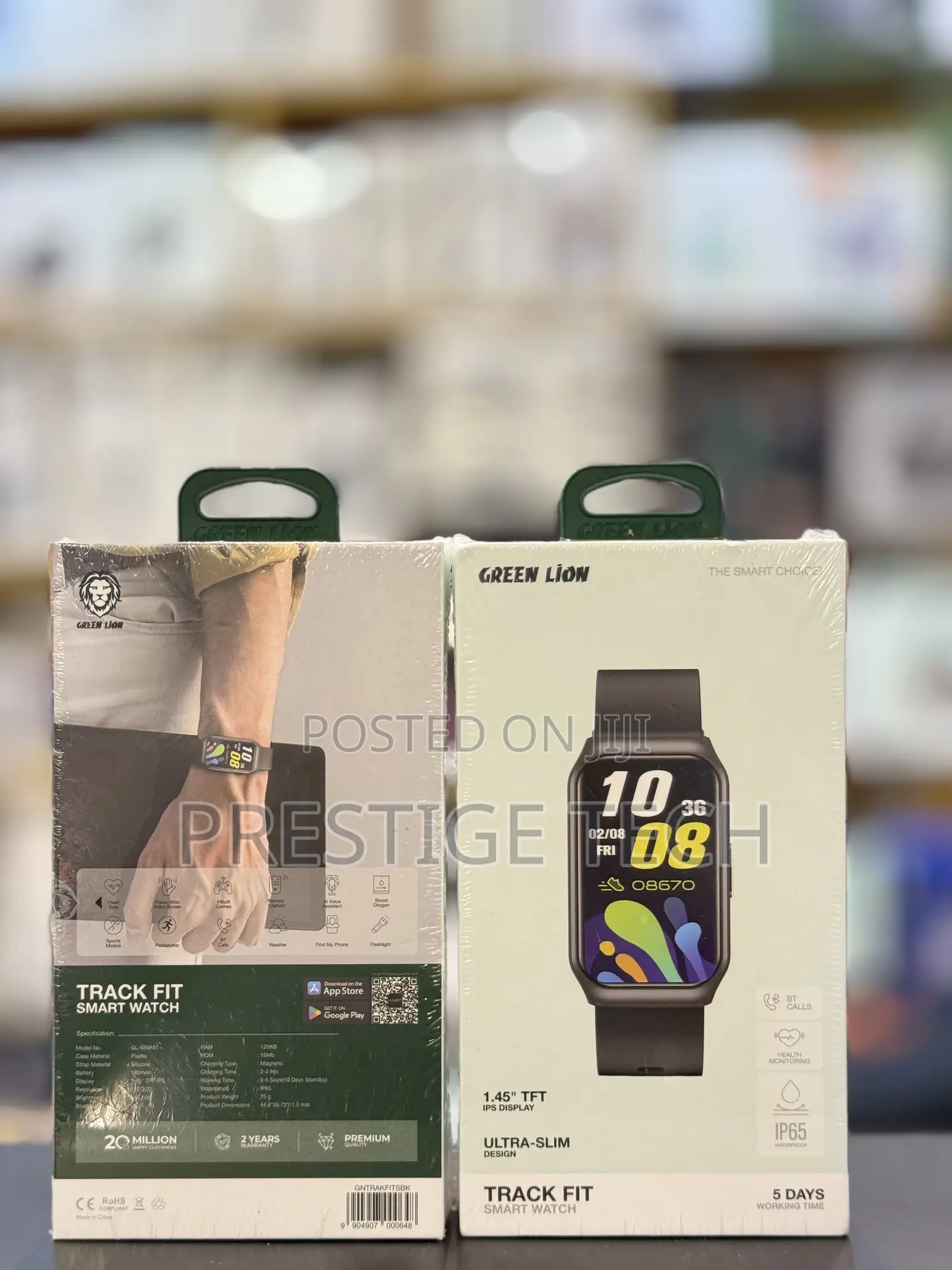 Green Lion Track Fit Smart Watch Bracelet, Waterproof Fitness Tracker