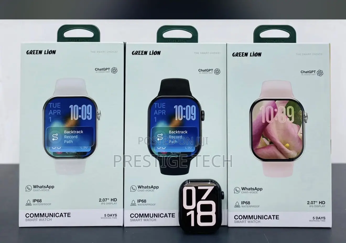 Green Lion Communicate Smart Watch 2.07 Inch Hd Screen With Chatgpt