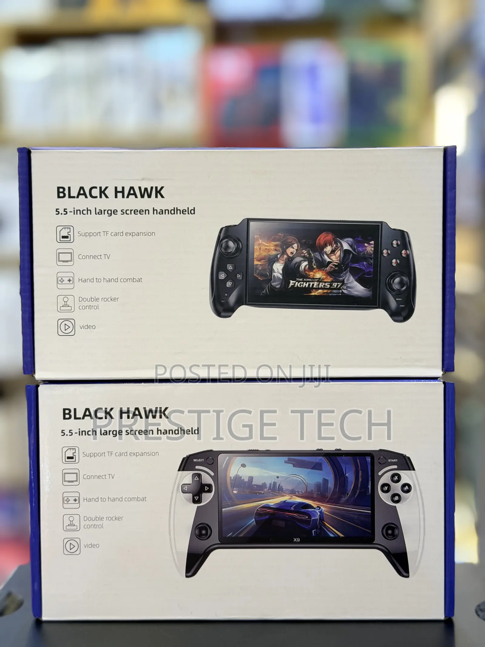 Black Hawk X9 Handheld Retro Game Console With 12,500 Built in Games