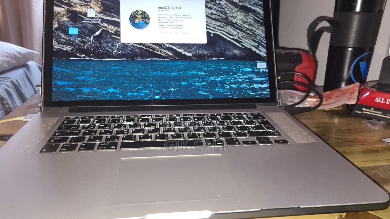 Laptop Apple MacBook Pro 16GB Intel Core i7 SSD 512GB