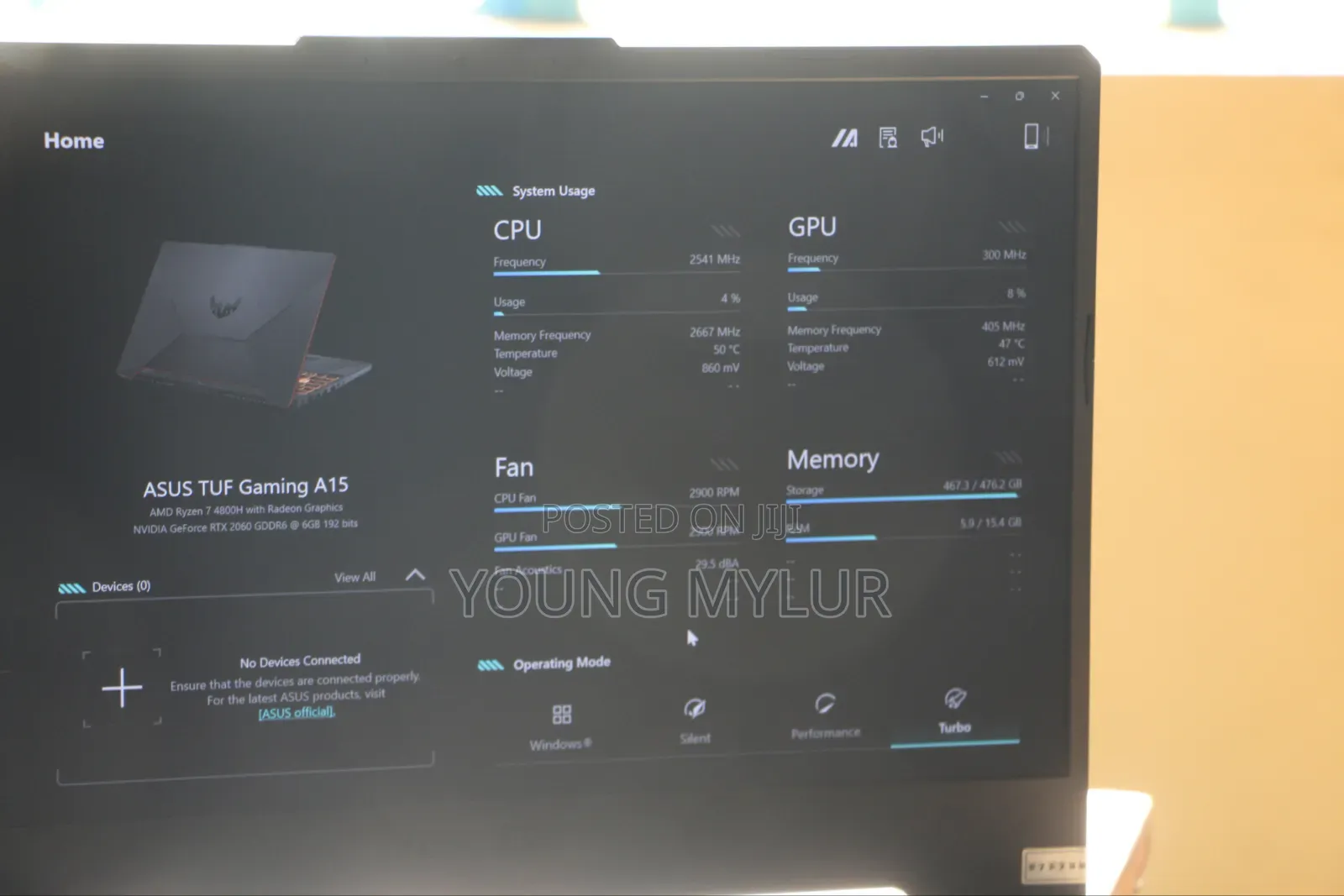 Laptop Asus TUF Gaming A15 16GB AMD Ryzen 7 SSD 512GB