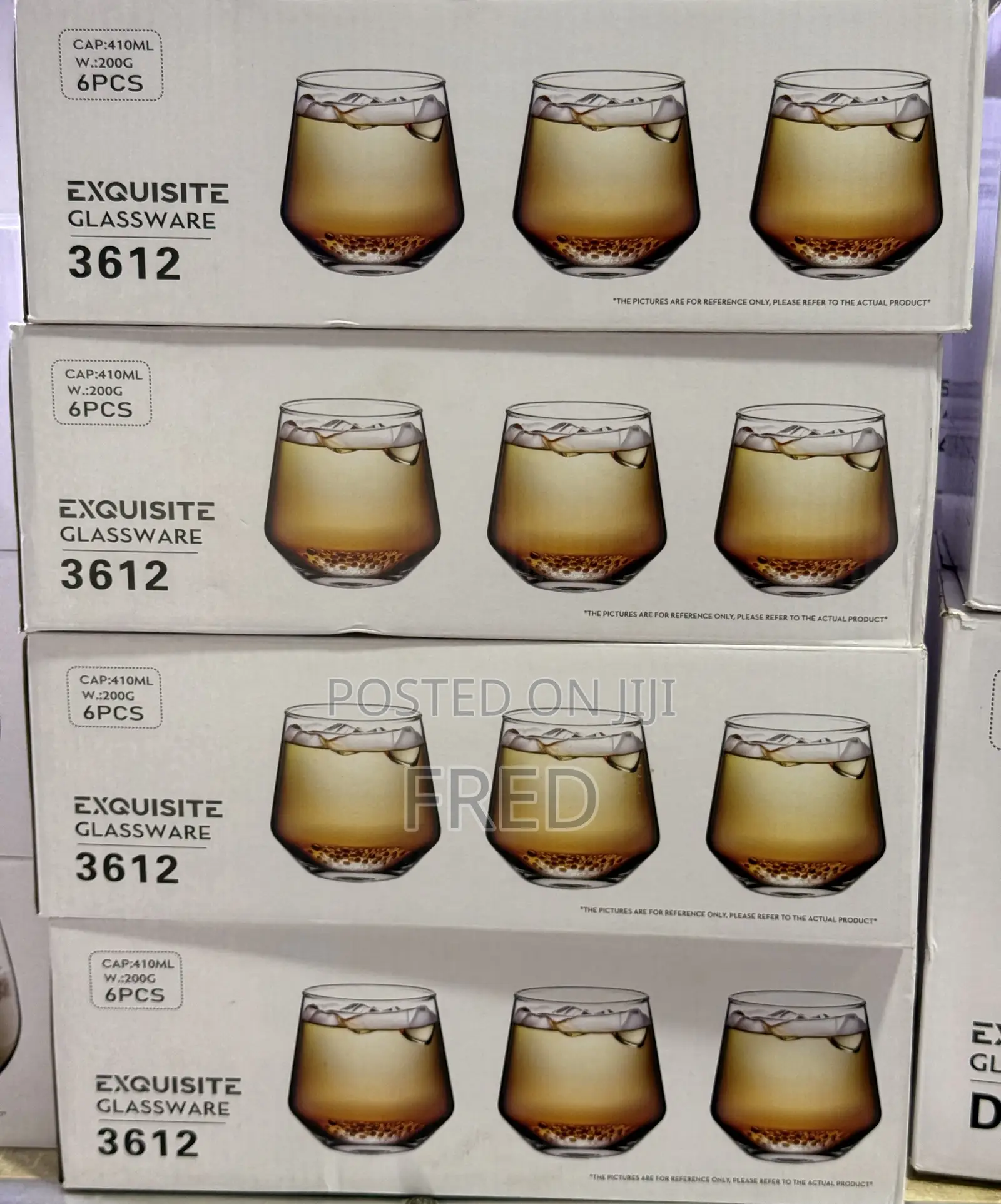 Exquisite Glassware 3612 Sets