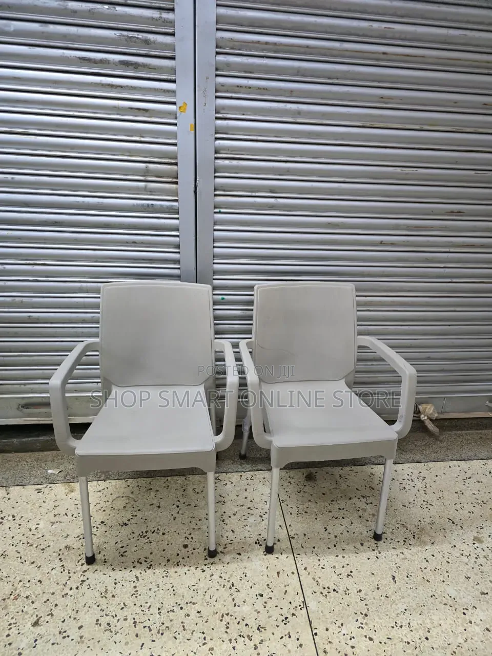 Silver Gray Armchair Plastic Chairs Plastic Chairs