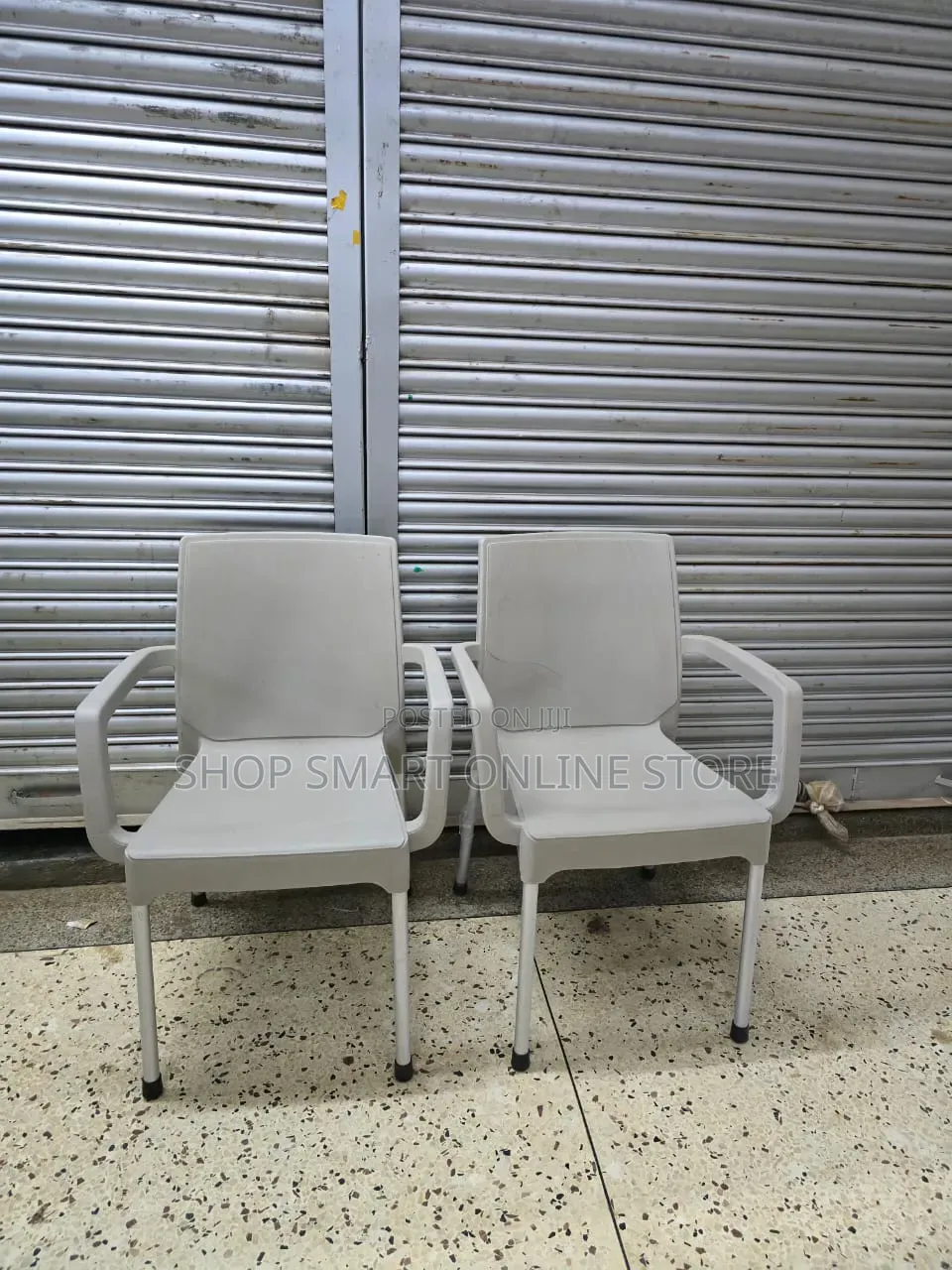Silver Gray Armchair Plastic Chairs Plastic Chairs