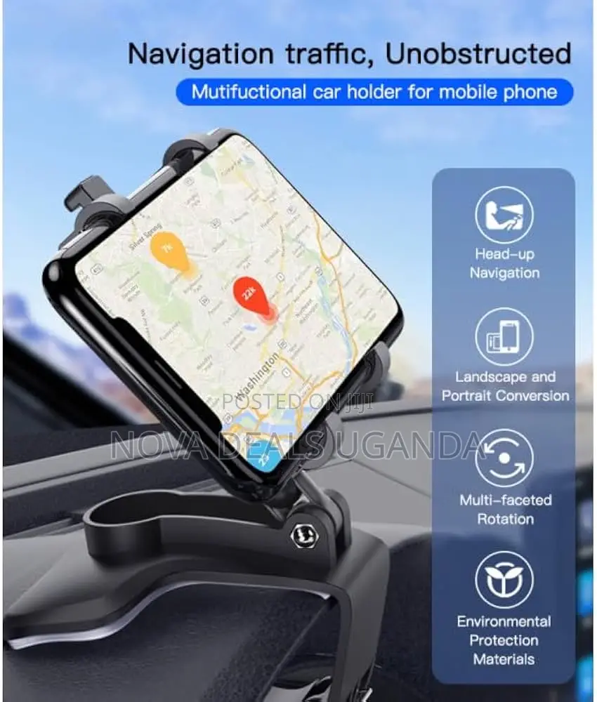 Yesido Car Dashboard C101 Rearview Mirror 360 Rotating Hand Abs