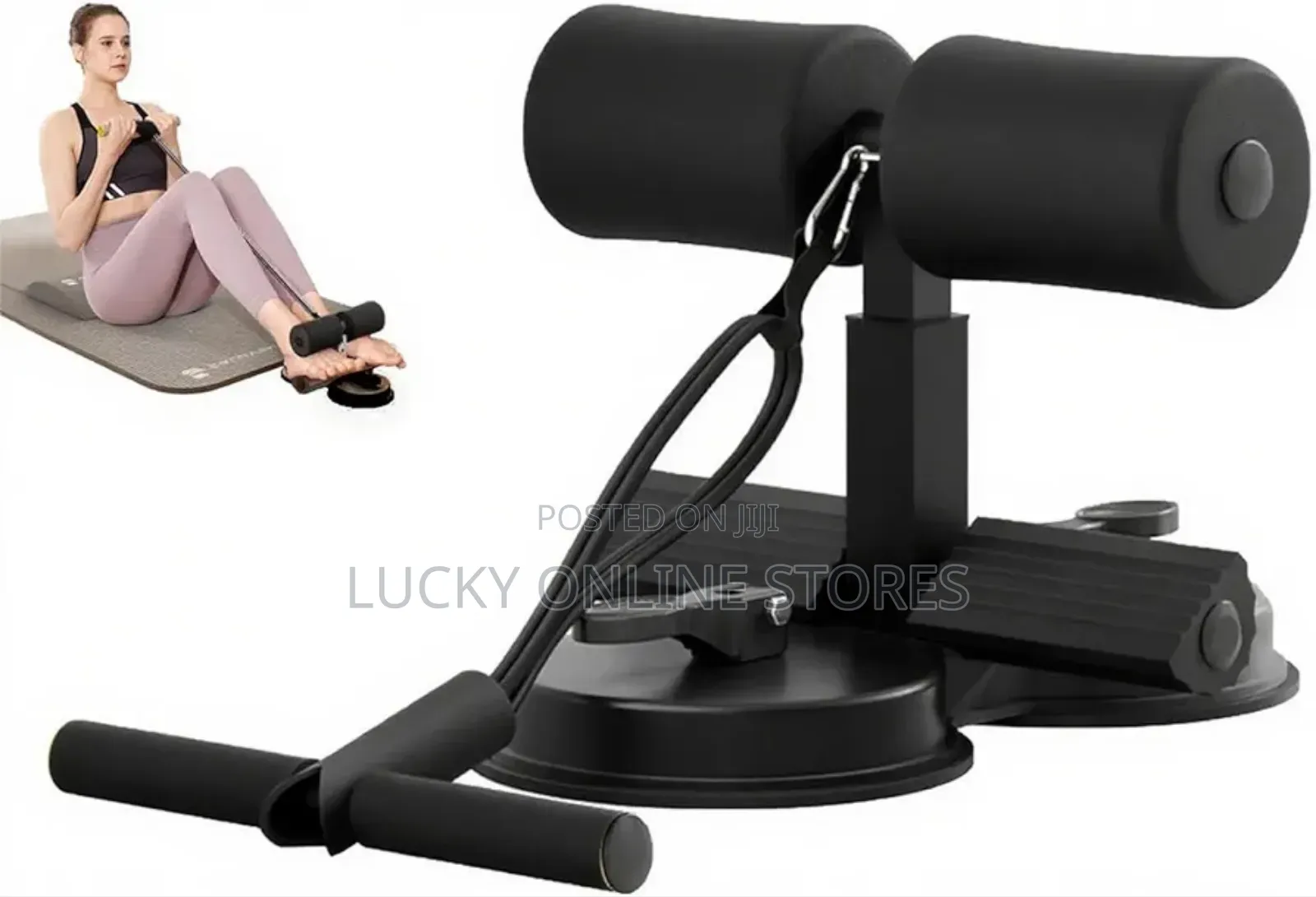 Sit Up Bar With Phone Holder