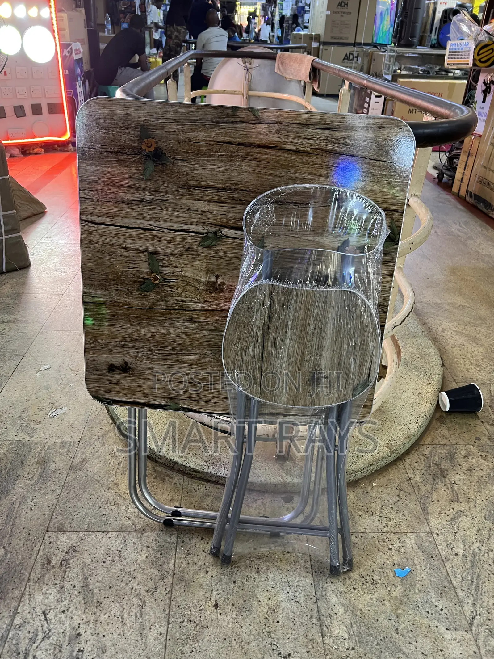 Foldable Reading Table and a Chair