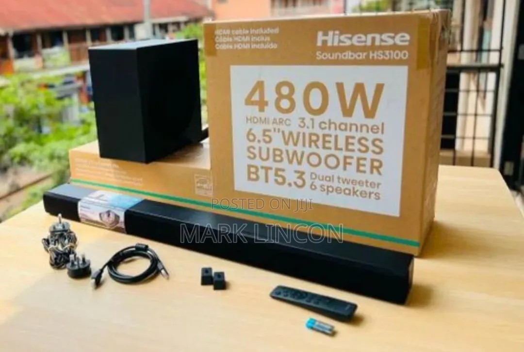 Hisense Hs5100 5.1 Channel Soundbar With Wireless