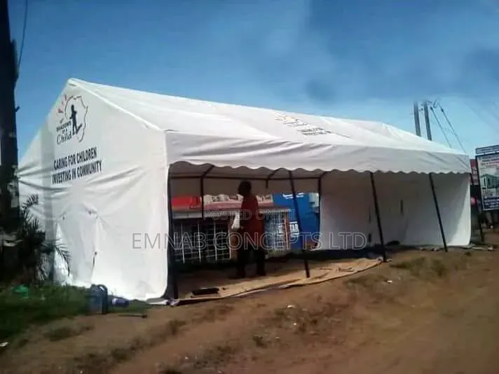Ordinary Church Tent For Fifty Seaters In Blue Color