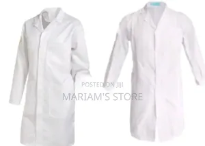 White Lab Coat by Highliving With a Unisex Fit Suitable for Students