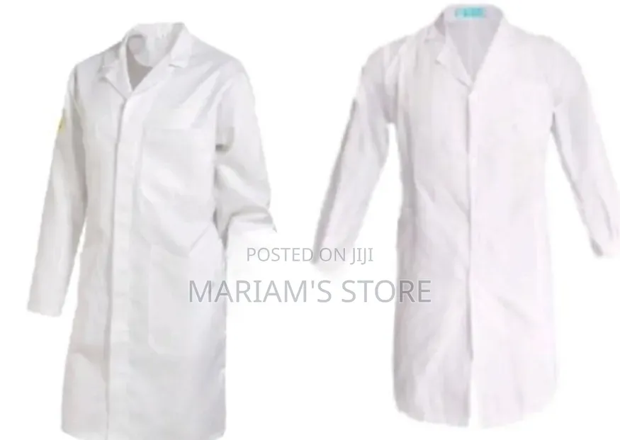 White Lab Coat by Highliving With a Unisex Fit Suitable for Students