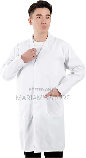 White Lab Coat by Highliving With a Unisex Fit Suitable for Students