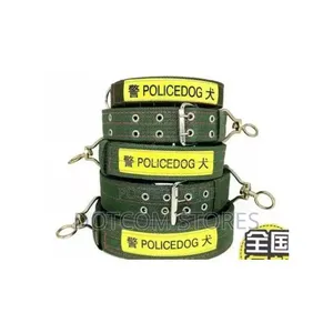 Heavy-Duty Nylon "Police Dog" Tactical Collar,