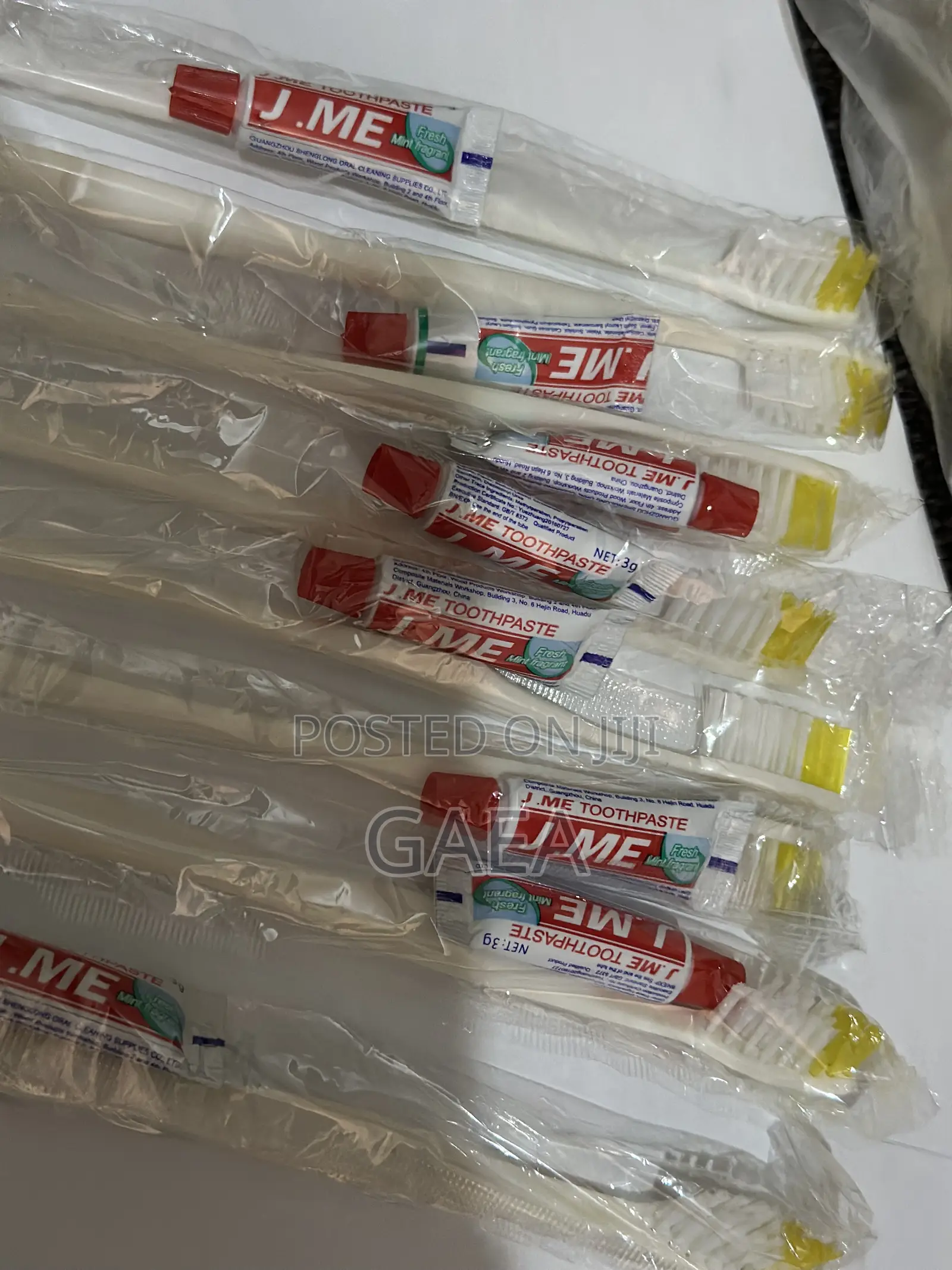 Mobile or Travel Toothbrush With Toothpaste