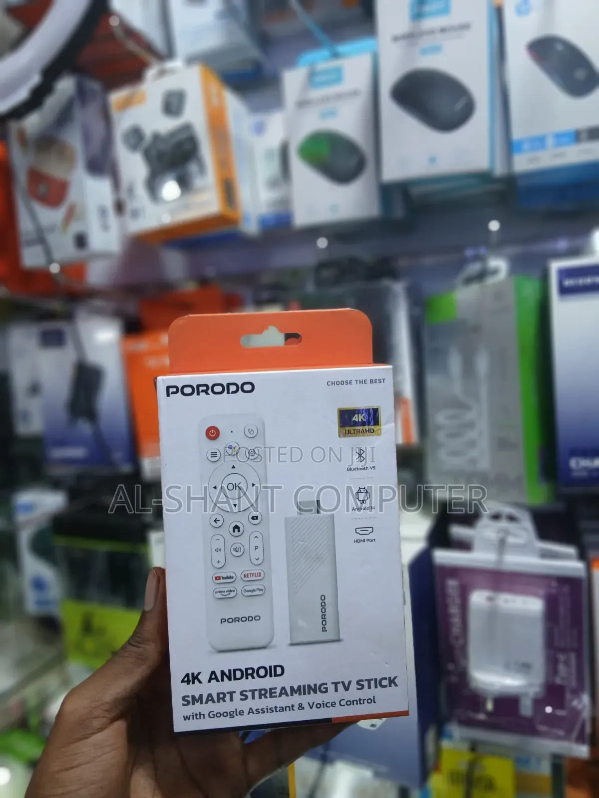 Porodo Android Smart Streaming Tv Stick
