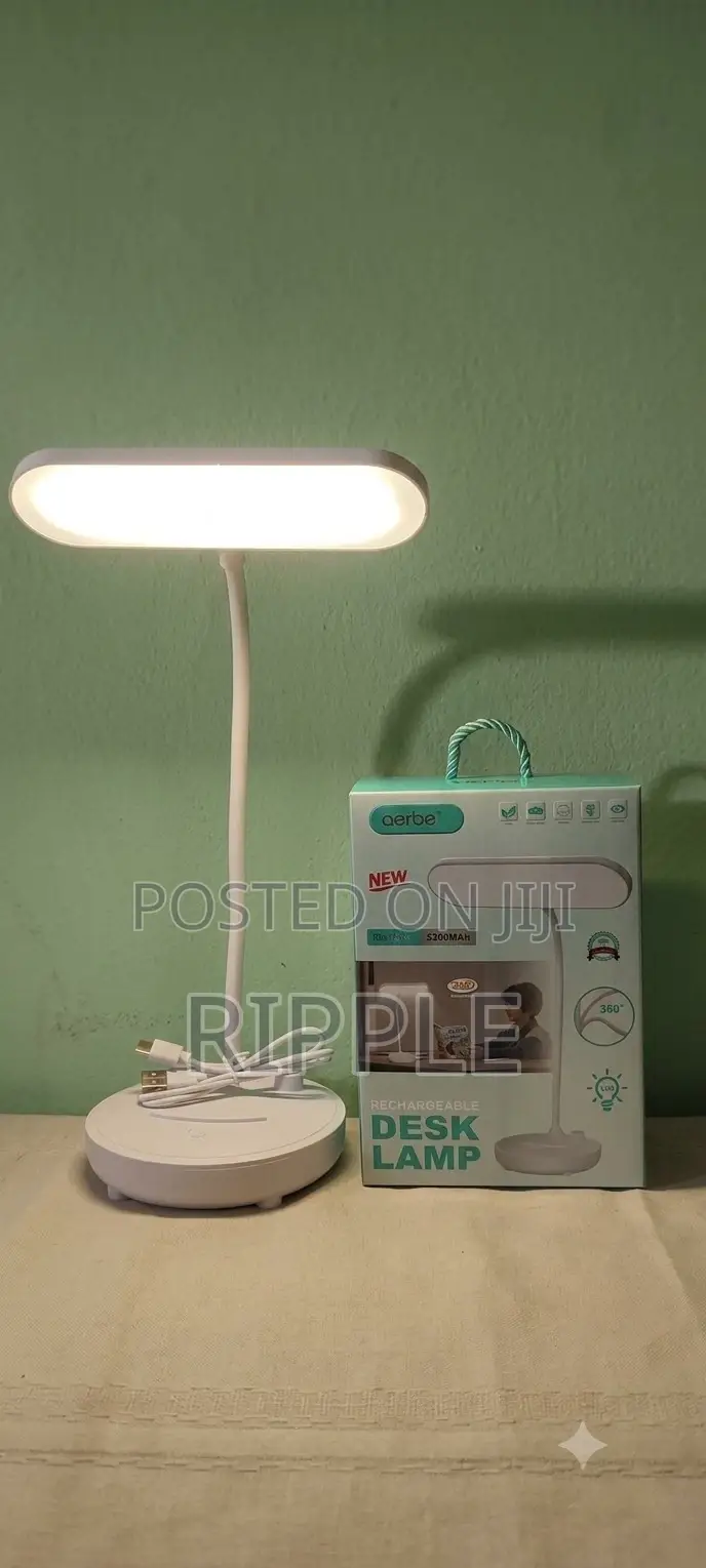 Aerbes Ab-Td112 Led Desk Lamp 1200mah Touch Control Flexible