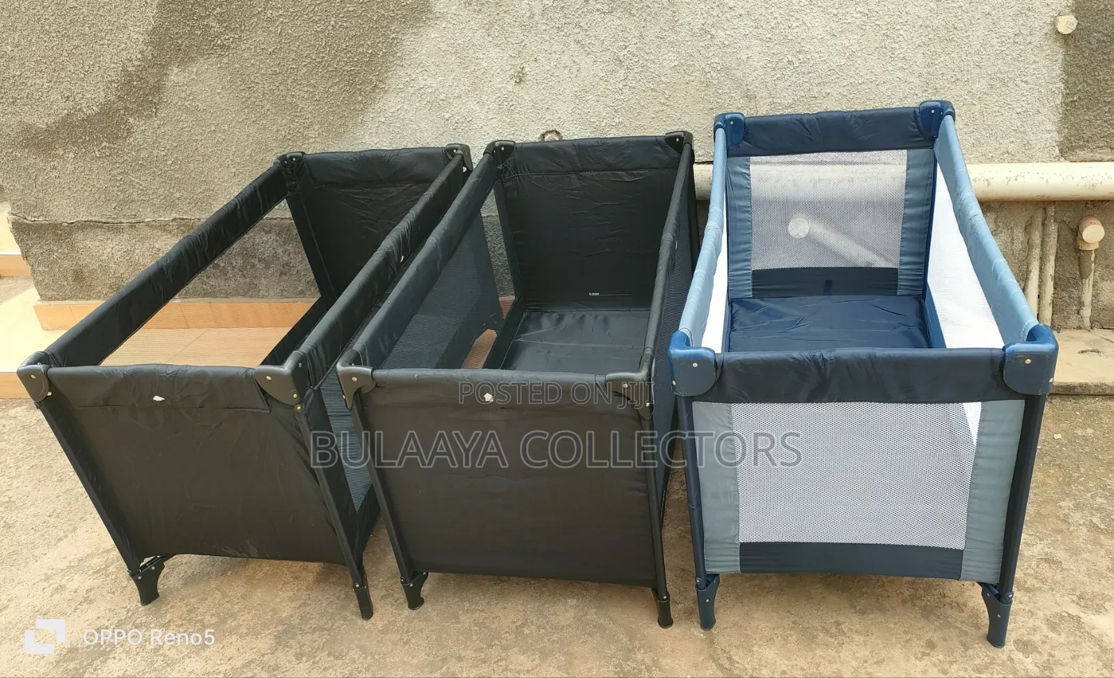 Uk Used Portable Folding Travel Cots for Infants and Toddlers.