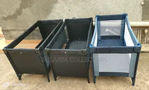 Uk Used Portable Folding Travel Cots for Infants and Toddlers.