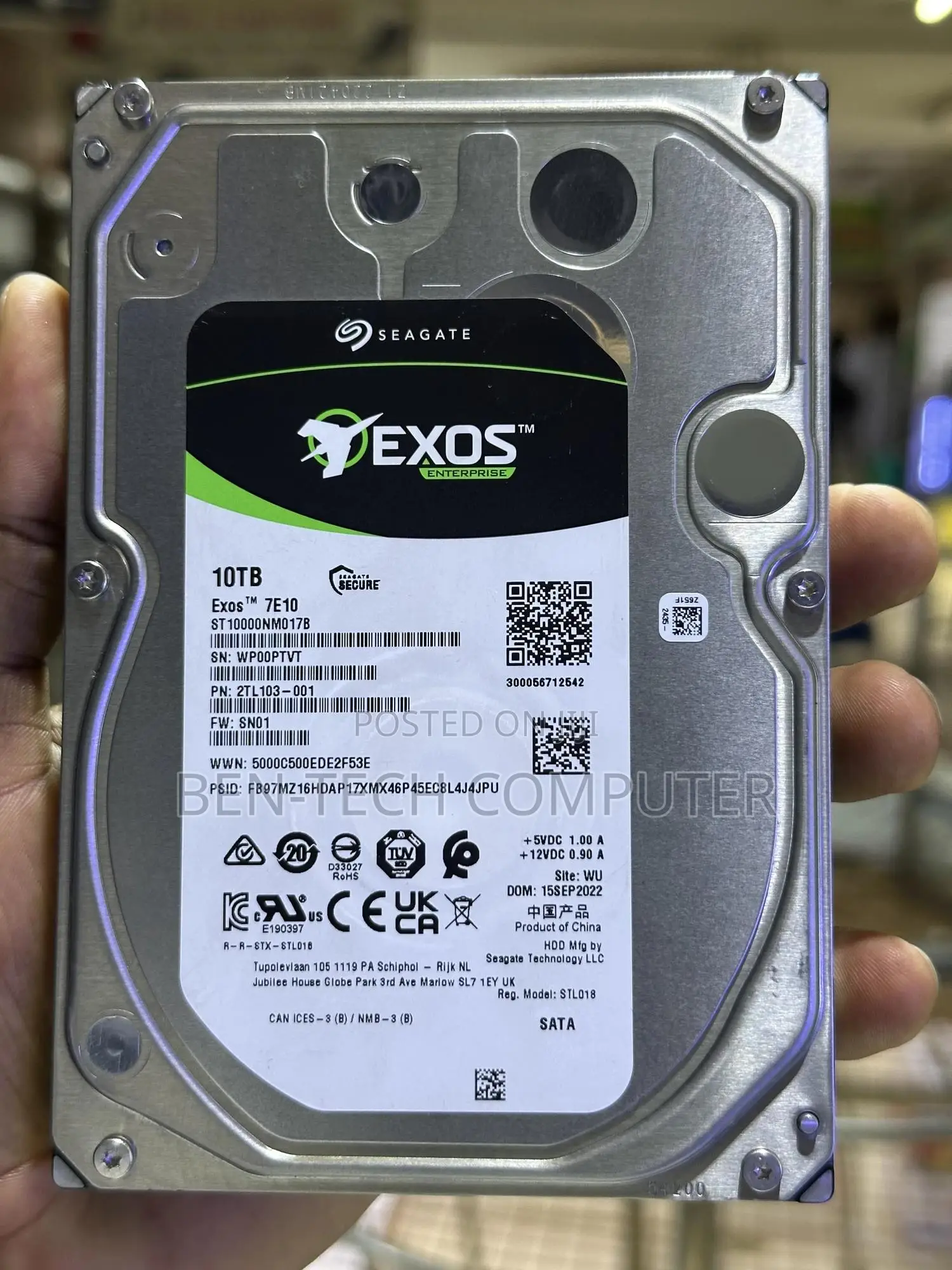 10tb (10terabytes) Hard Disk Seagate