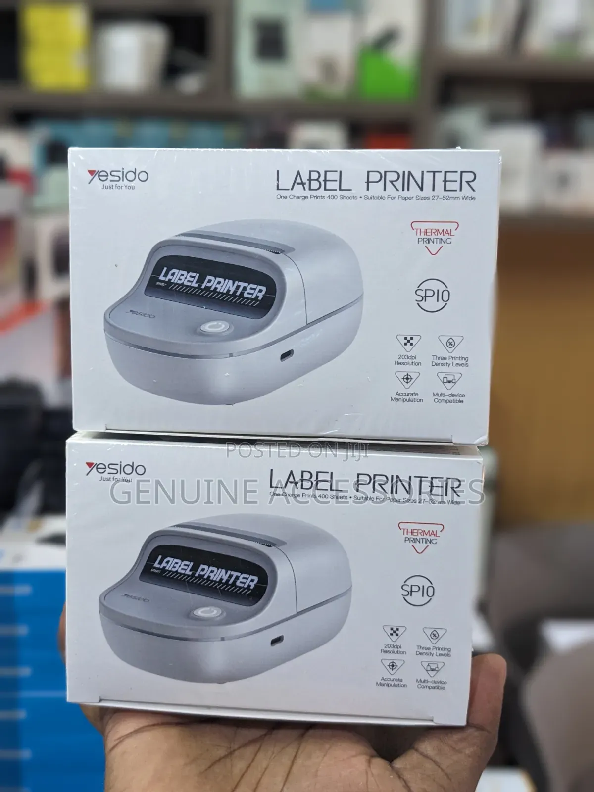 Yesido Sp10 Portable Thermal Label Printer